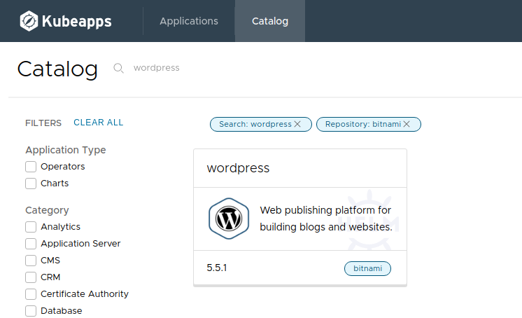 WordPress search